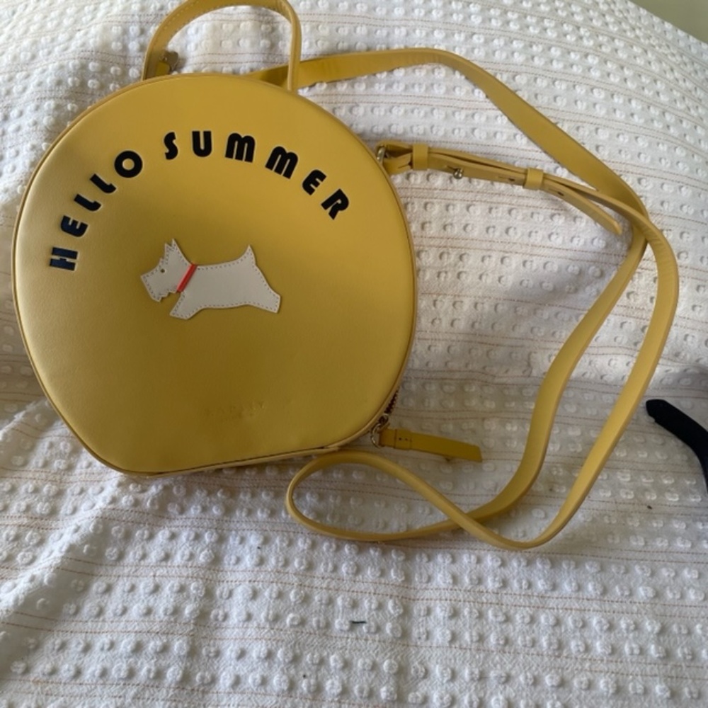 Radley London Leather Hello Summer round crossbody New w/o tags Scottie